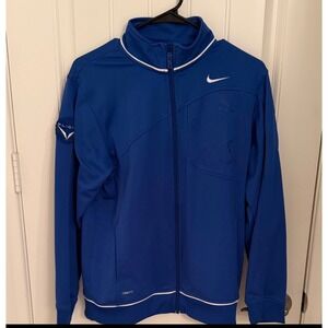 Nike Blue Performance Jacket with White Trim‎